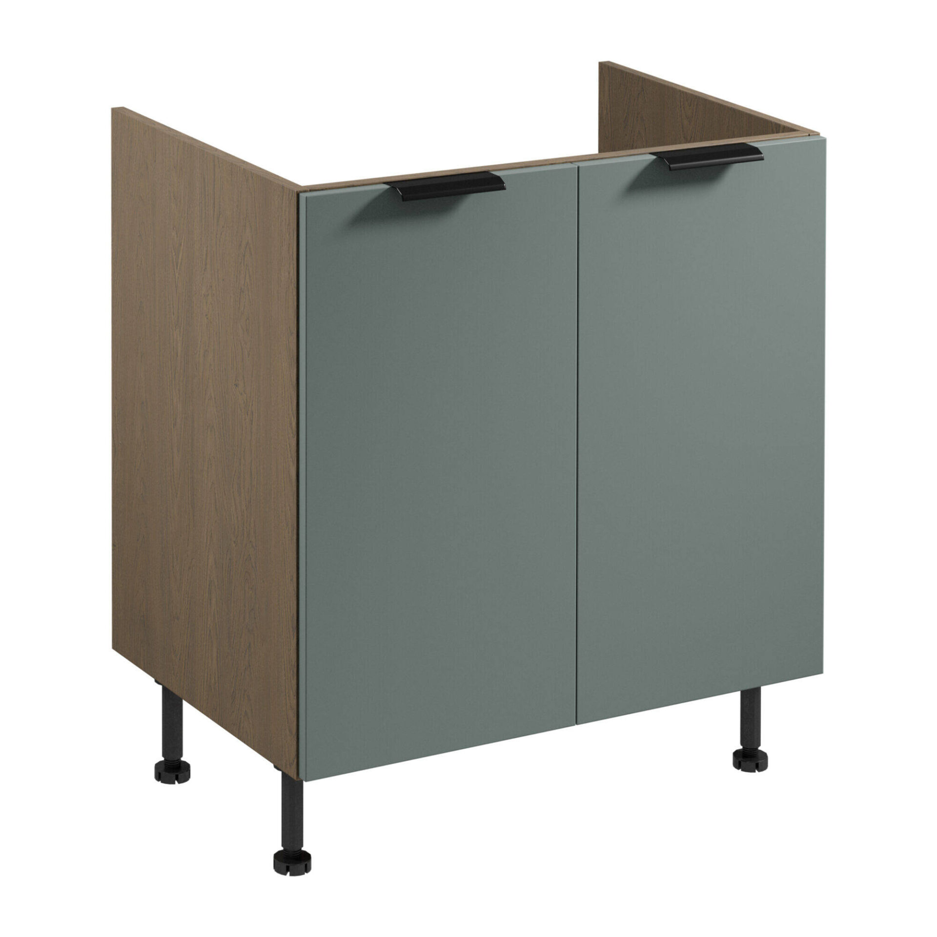 2D apatinė virtuvės spintelė po kriaukle Sorento D80Z Baltic Storm Green