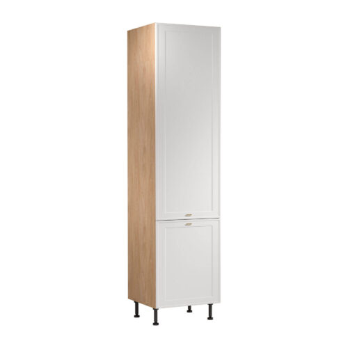 Apatinė virtuvės spintelė 2D Sorento D60T P/L AX Puccini matinės baltos spalvos rėmeliu
