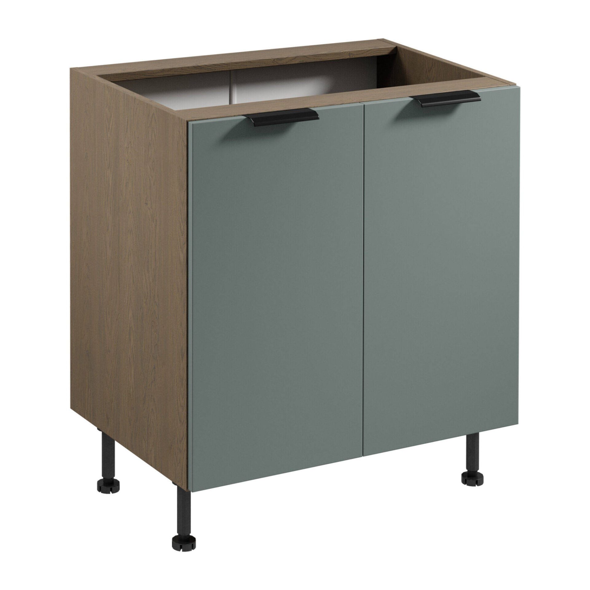 Apatinė 2D virtuvės spintelė Sorento D80, „Baltic Storm Green“