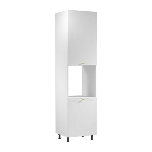 Apatinė 2D virtuvės spintelė su orkaite Sorento D60PWN P/L matinės baltos spalvos