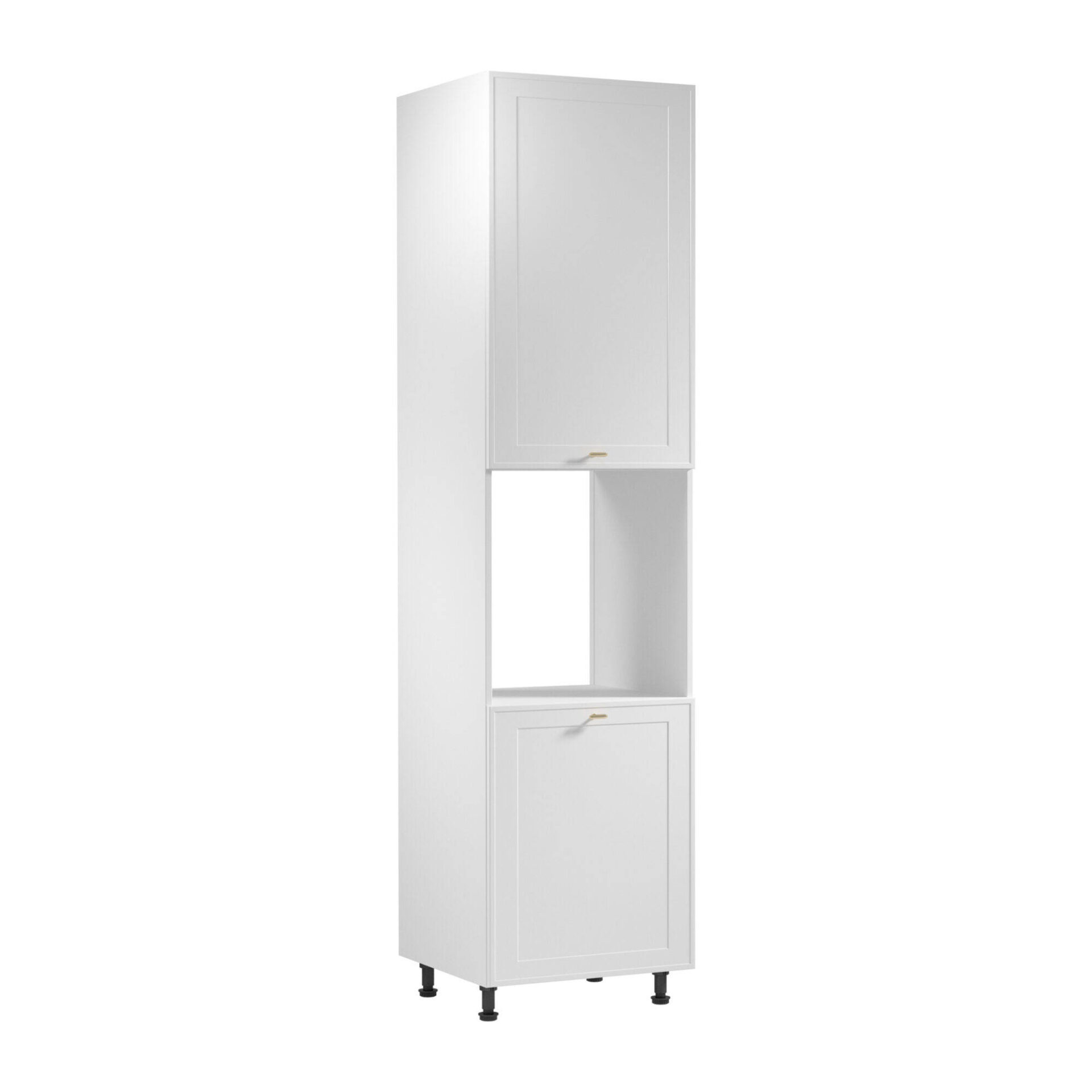 Apatinė 2D virtuvės spintelė su orkaite Sorento D60PWN P/L matinės baltos spalvos