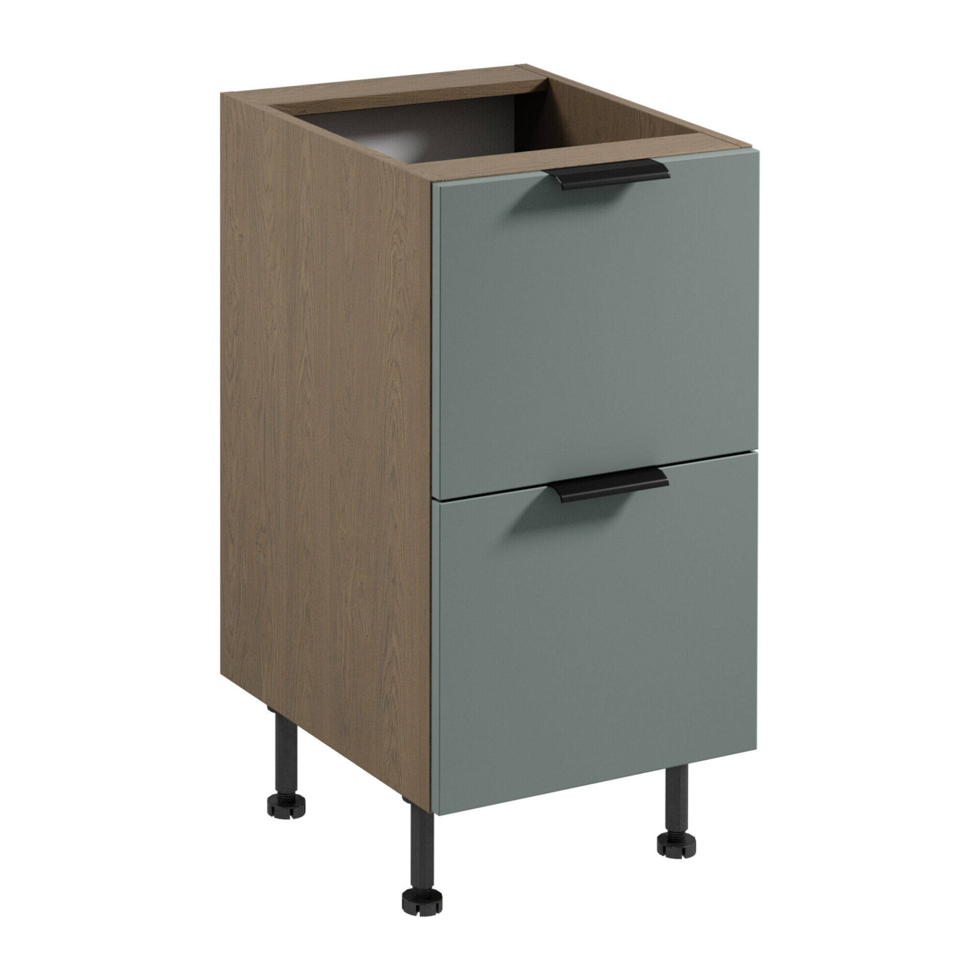 Apatinė virtuvės spintelė 2S Sorento D45S2 AX Baltic Storm Green