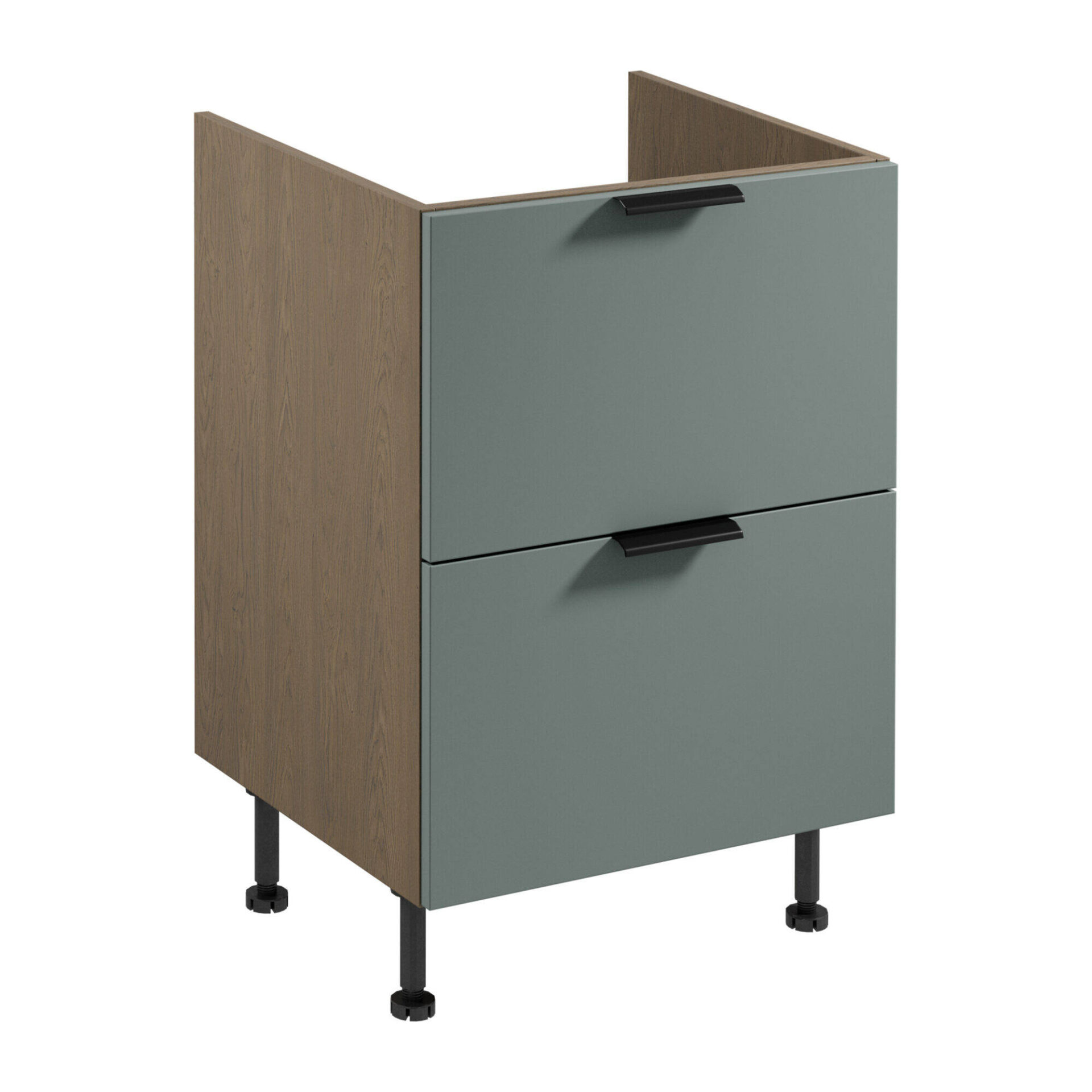 Apatinė virtuvės spintelė 2S Sorento D60IN AX Baltic Storm Green