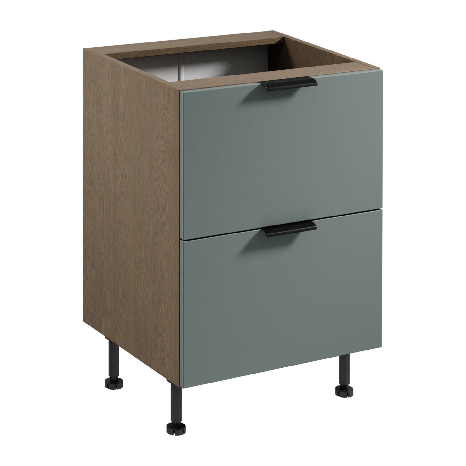 Apatinė virtuvės spintelė 2S Sorento D60S2 AX Baltic Storm Green