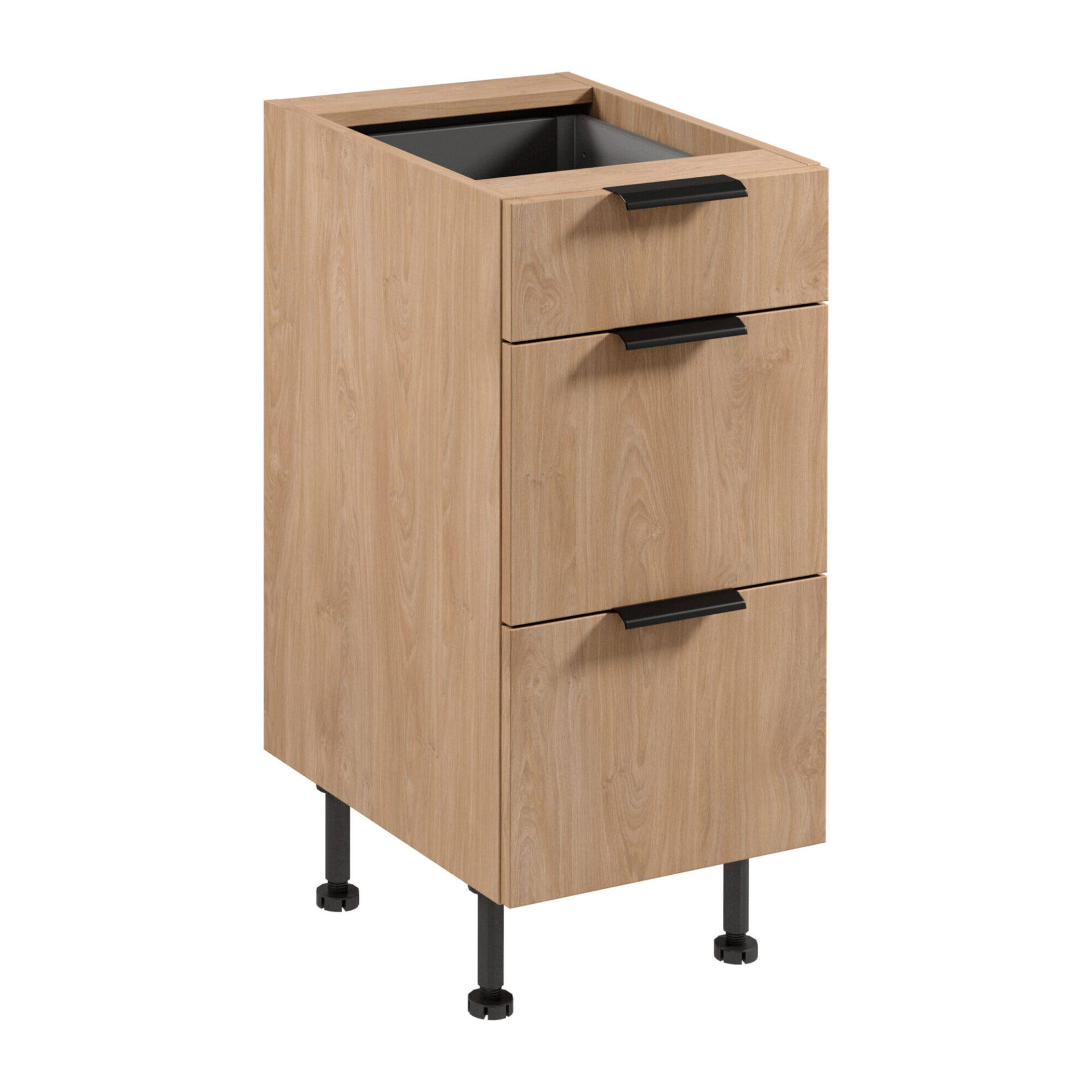 Apatinė virtuvės spintelė 3S Sorento D40S3 P/L AX Puccini