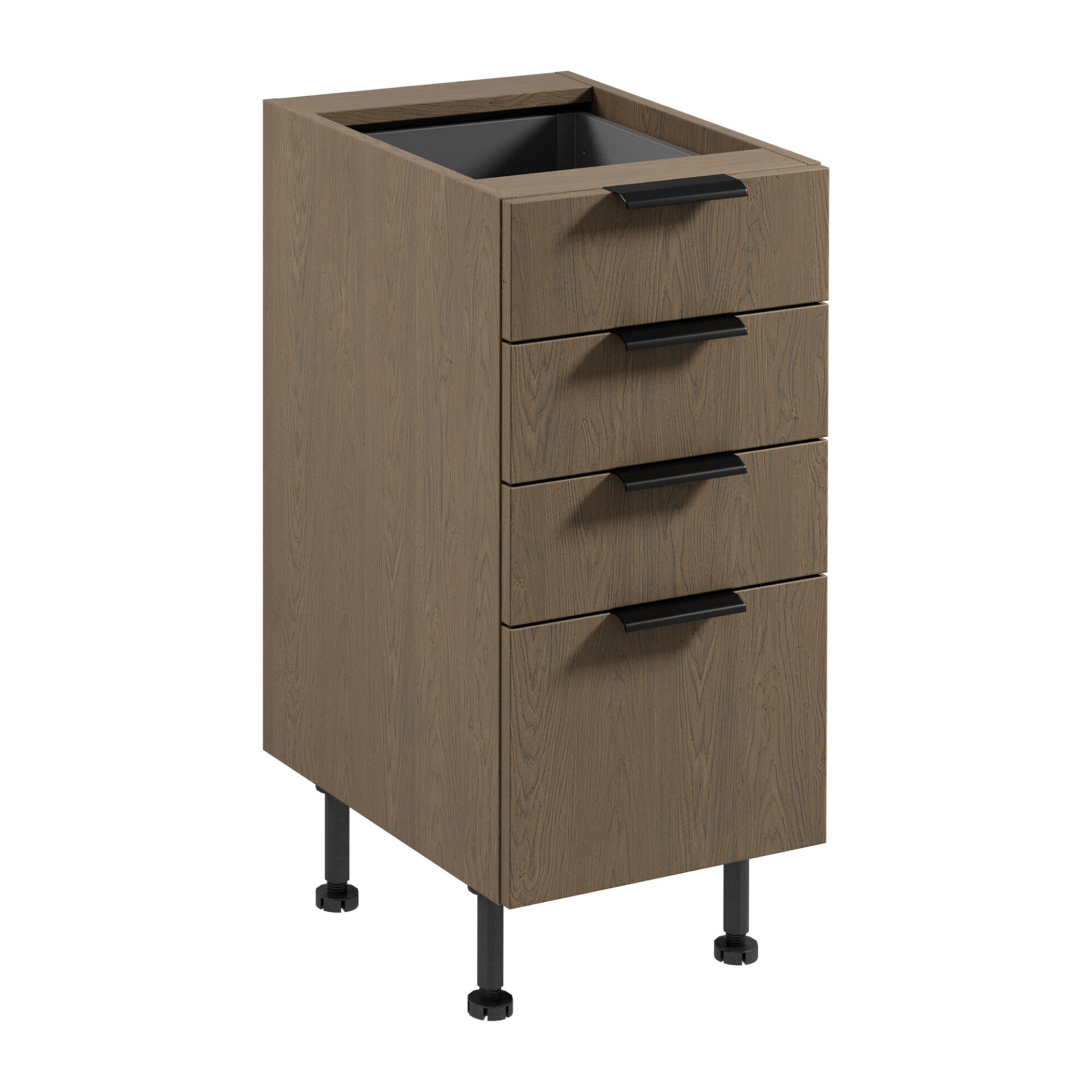 Apatinė virtuvės spintelė 4S Sorento D40S4 AX Baltic Storm