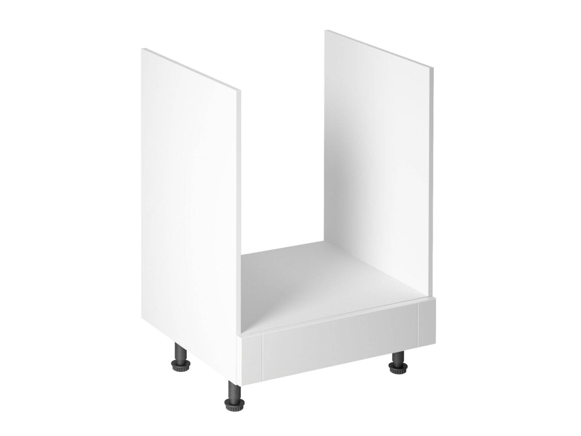 Apatinė virtuvės spintelė Linea 1 stalčius D60ZK balta matinė