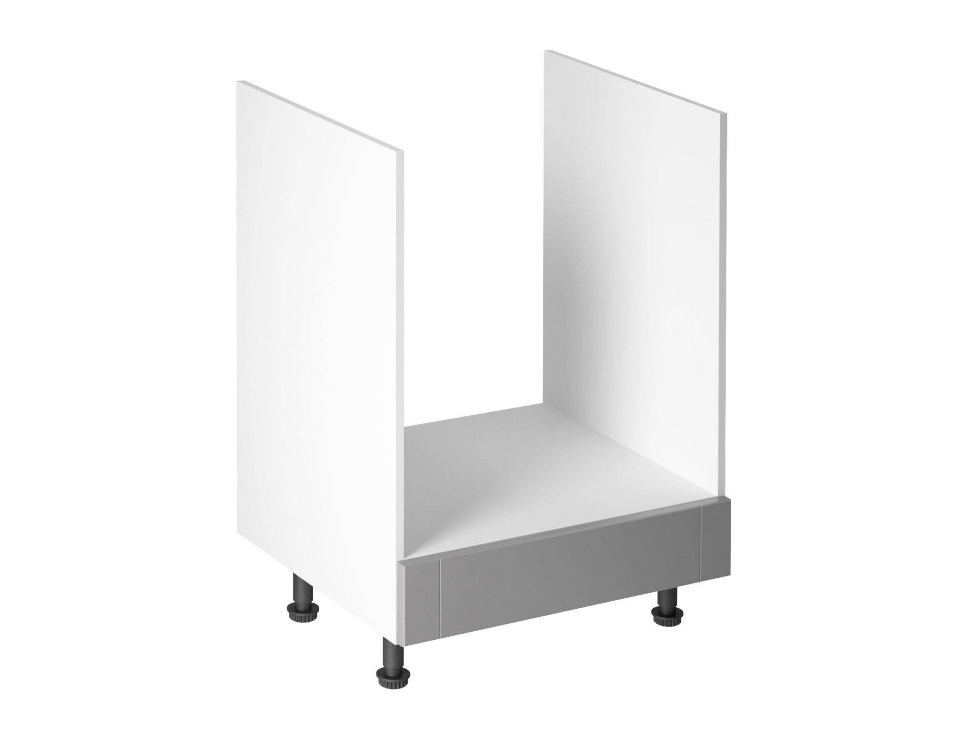 Apatinė virtuvės spintelė D60ZK Linea pilka matinė