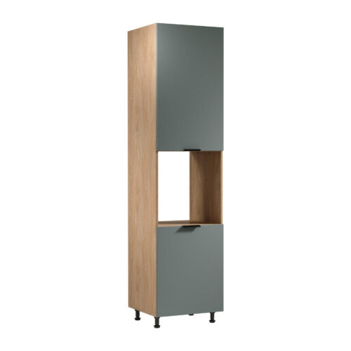 Apatinė virtuvės spintelė su orkaite 2D Sorento D60PWN P/L Puccini Green