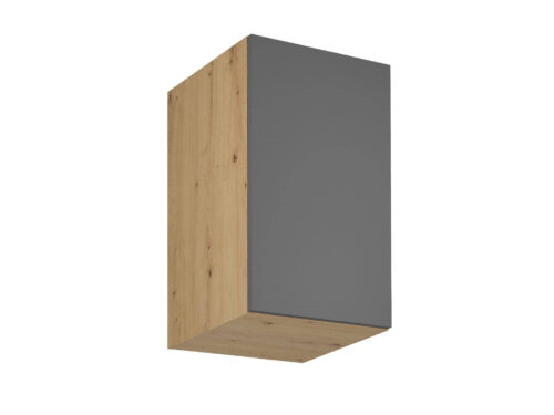 Viršutinė 1 durų virtuvės spintelė G45G Langen Grey