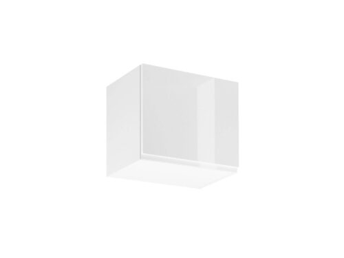 G50K drebulės baltumo blizgi viršutinė virtuvės spintelė su 1 durelėmis