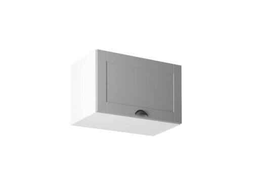 Viršutinė virtuvės spintelė, 1 durų, G60KN, „Linea“, pilkai matinė