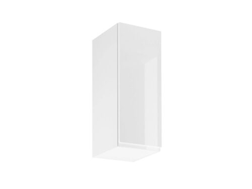 Viršutinė virtuvės spintelė, 1 durų, kairė, G30-L, drebulės baltumo, blizgiai balta