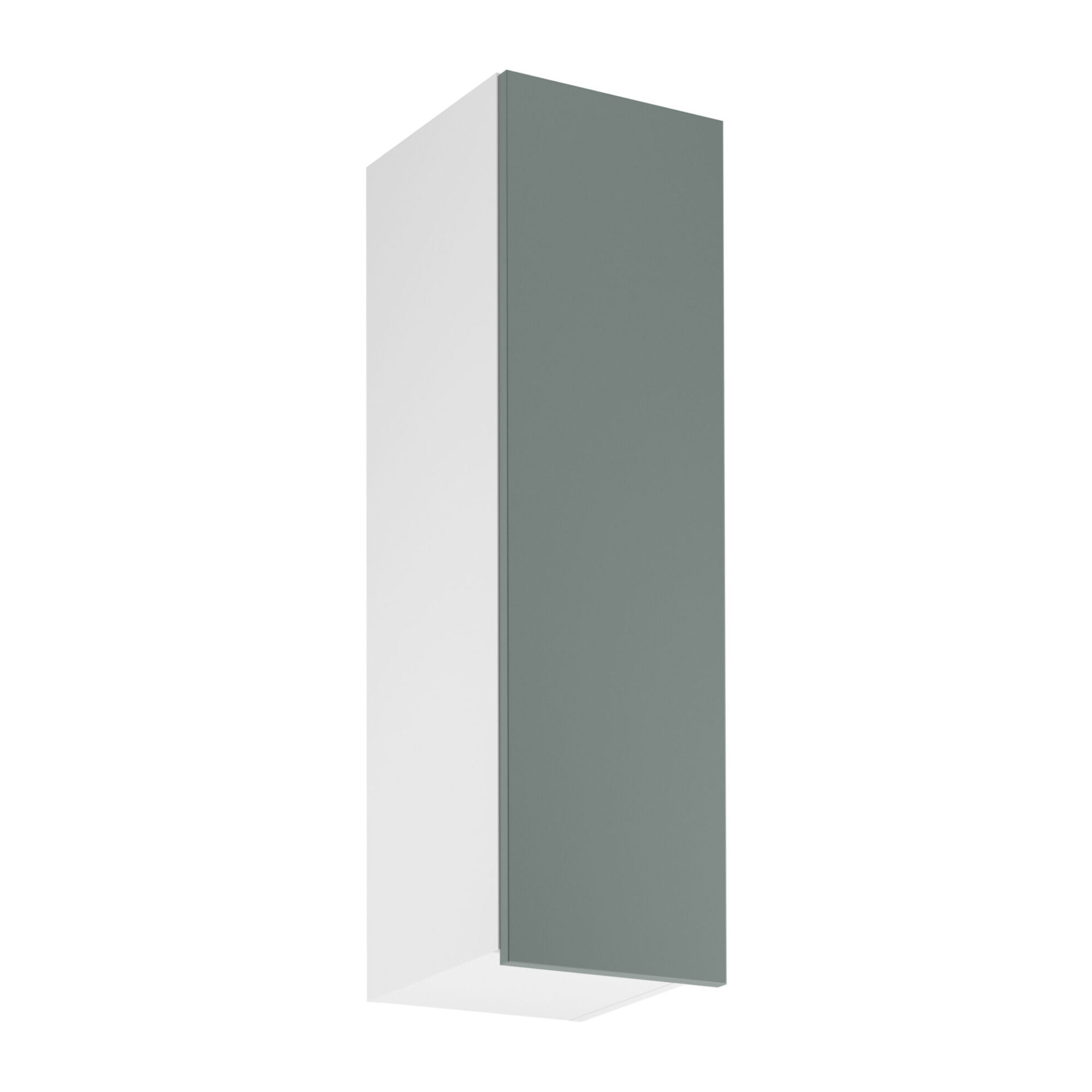 Viršutinė virtuvės spintelė 1D Sorento G30 P/L Balta Žalia