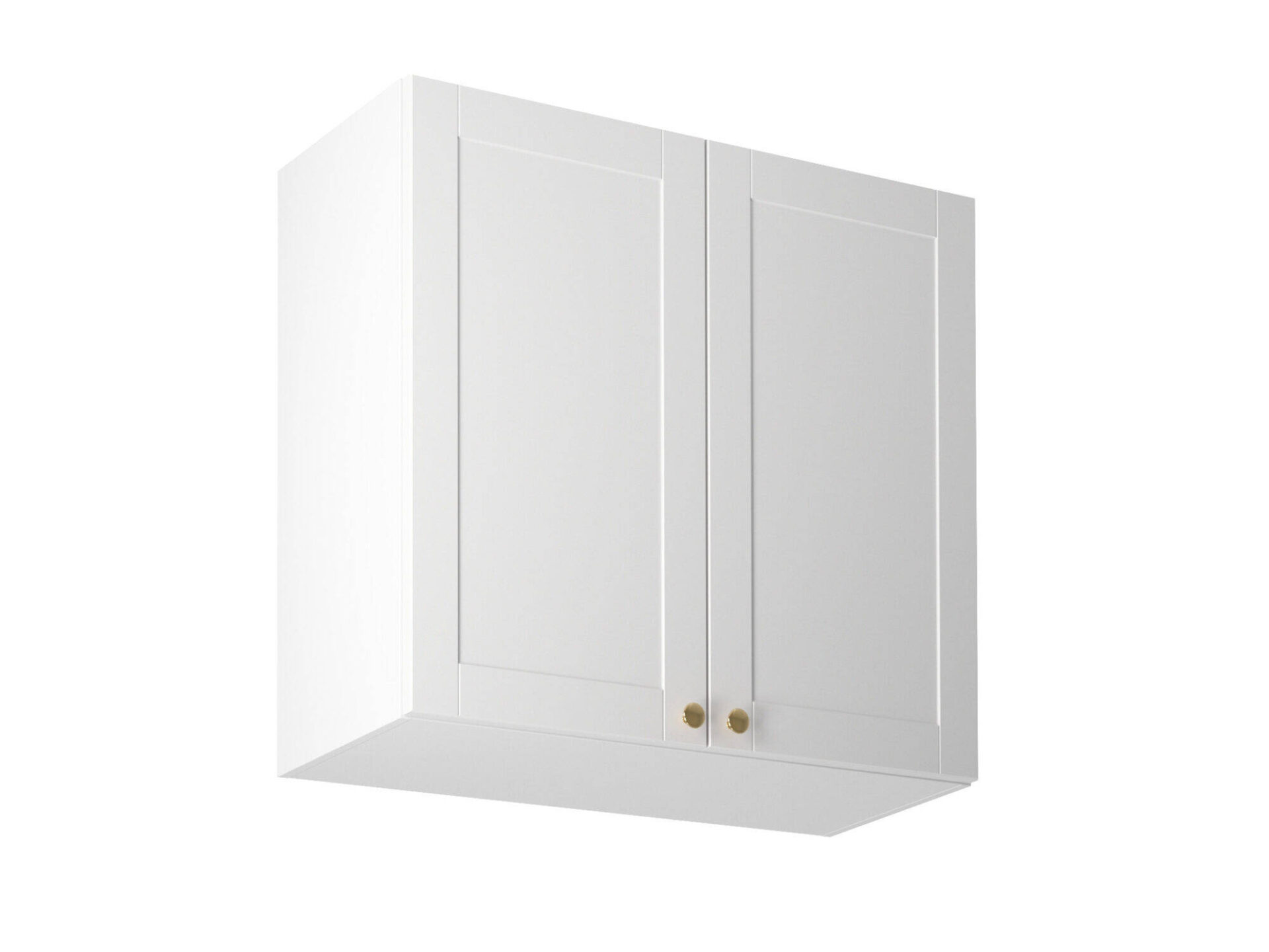 G80 Linea balta 2 durų viršutinė virtuvės spintelė