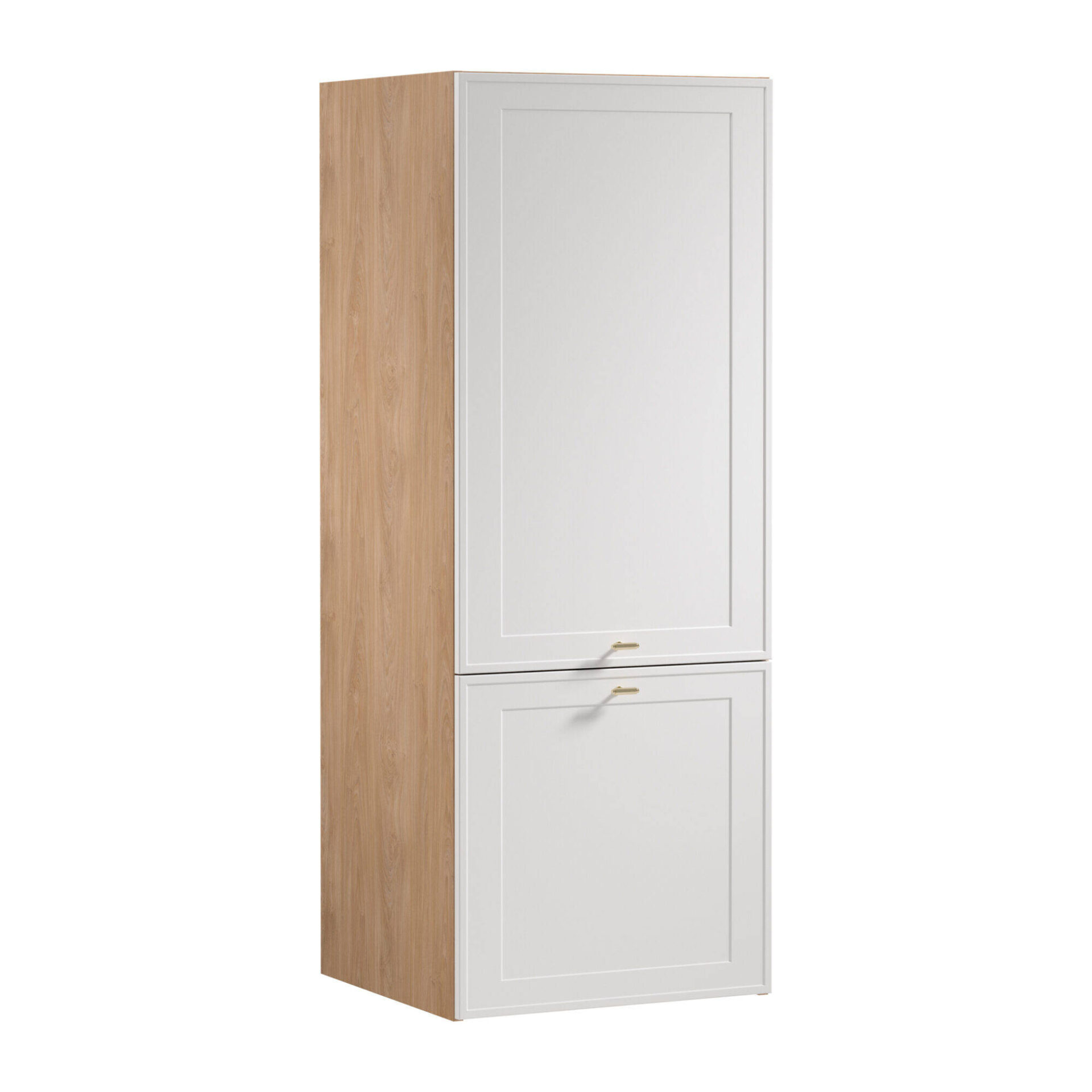 2D viršutinės virtuvės spintelės prailginimas Sorento N60N Puccini matinės baltos spalvos rėmelis