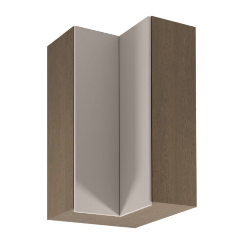 Viršutinė 2D kampinė virtuvės spintelė Sorento G60N2 Baltic Storm Beige Matte