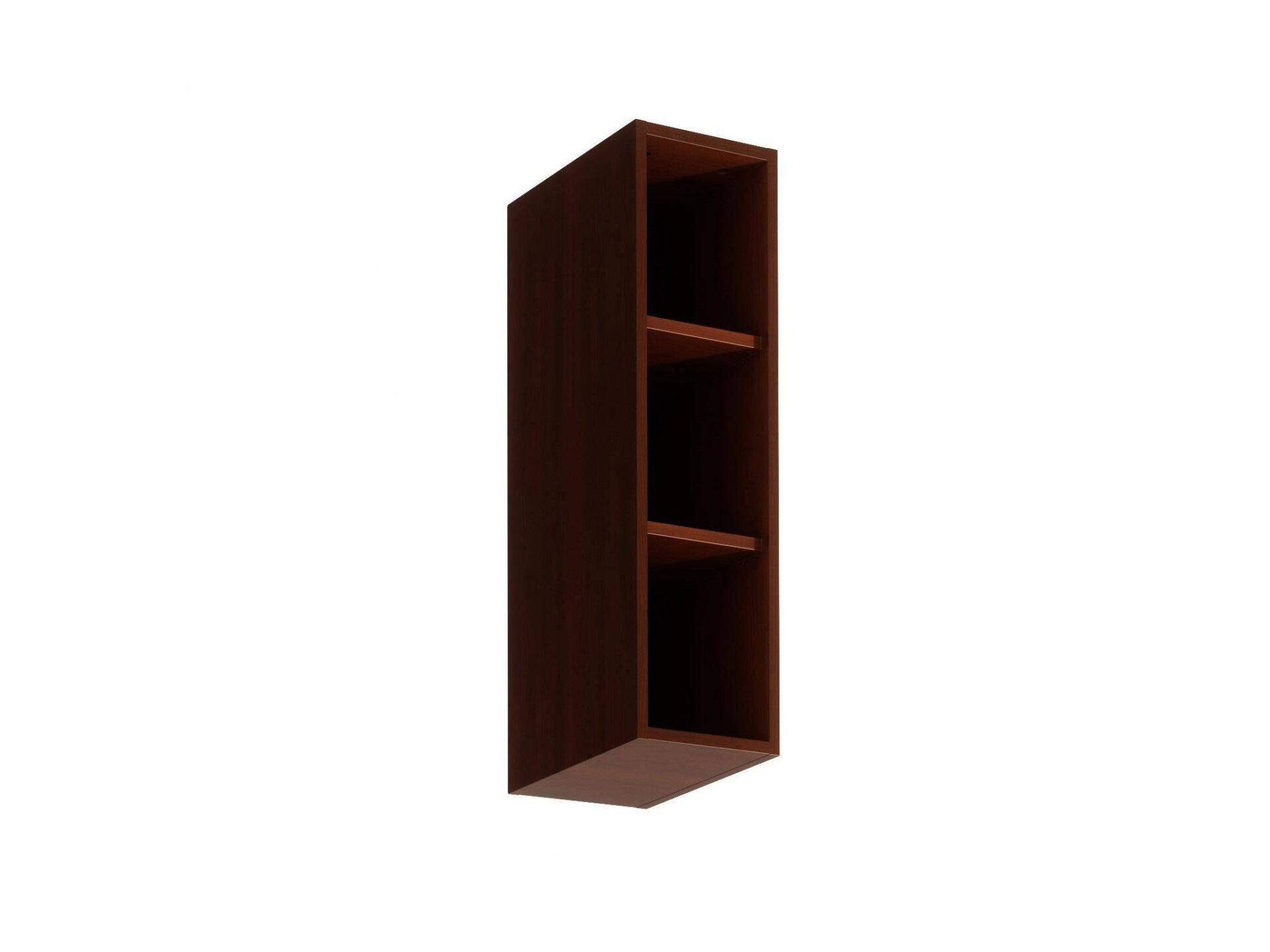 Viršutinė atvira virtuvės spintelė W20O Sicily Walnut