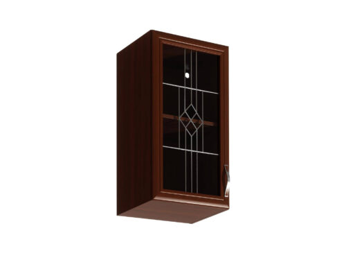 Viršutinė virtuvės spintelė, 1 durų, kairė, G40S-L, Sicily Walnut