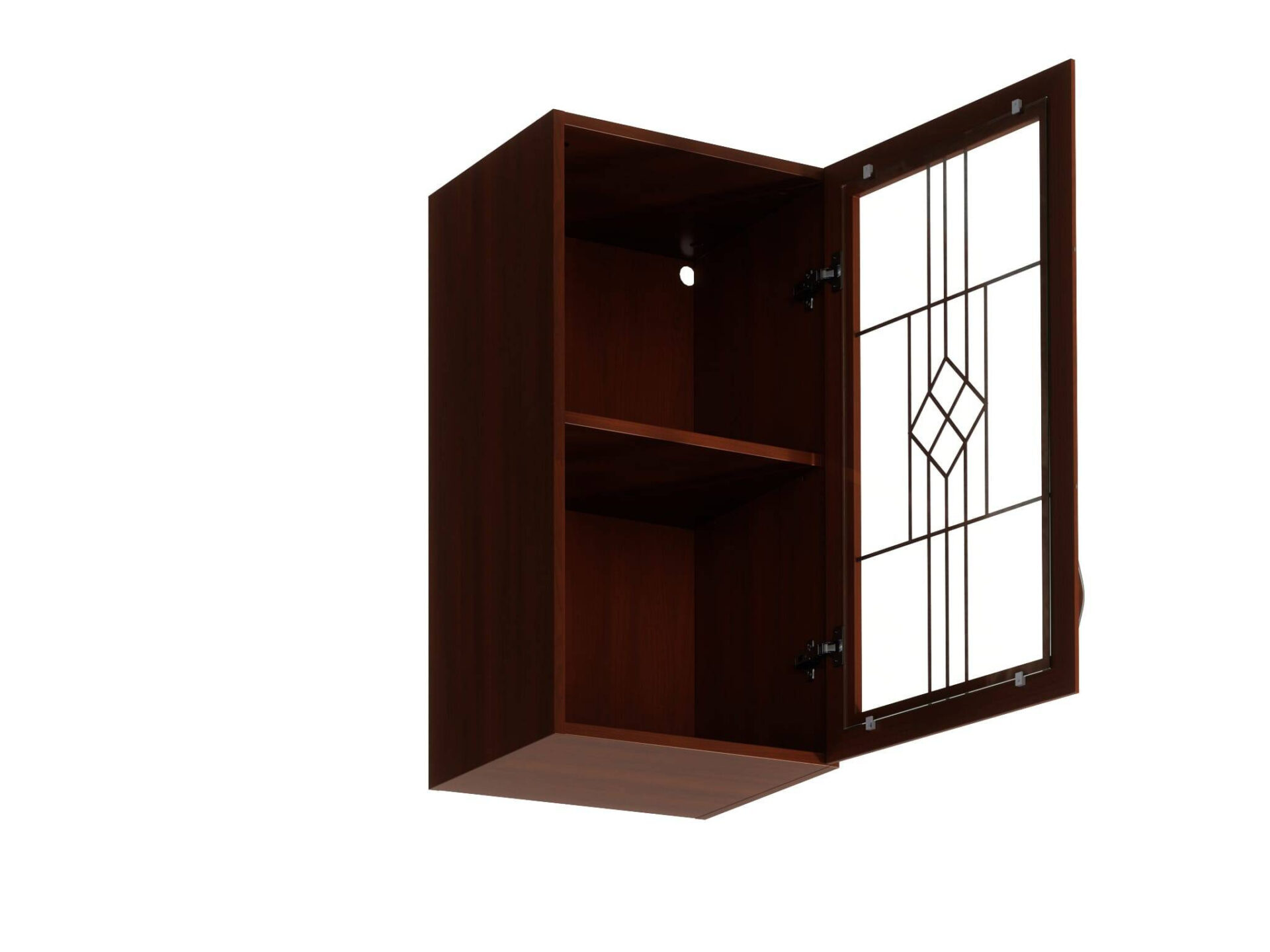 Viršutinė virtuvės spintelė, 1 durų, dešinė, G40S-P, Sicily Walnut — изображение 2