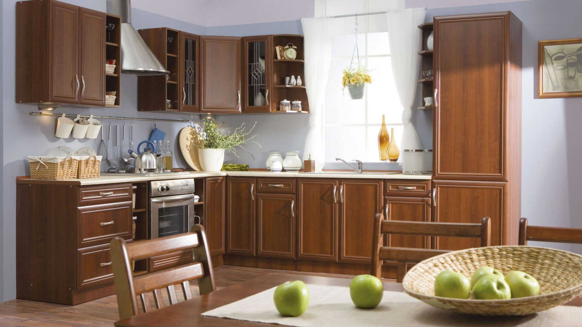 Viršutinė virtuvės spintelė, 1 durų, dešinė, G40S-P, Sicily Walnut — изображение 4