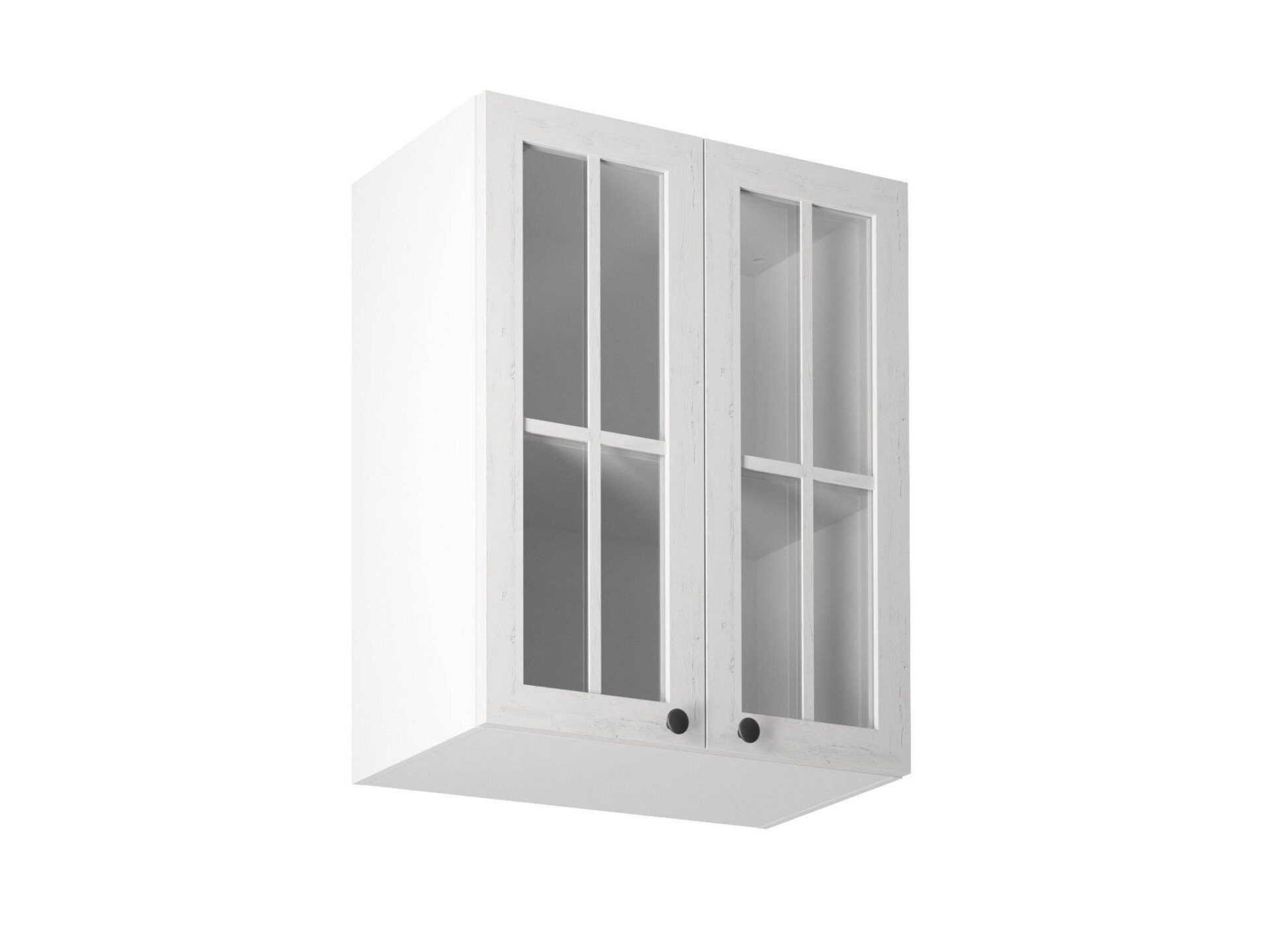 Viršutinė virtuvės spintelė, 2 durų, G60S, provanso pušis, Andersen, matinė balta