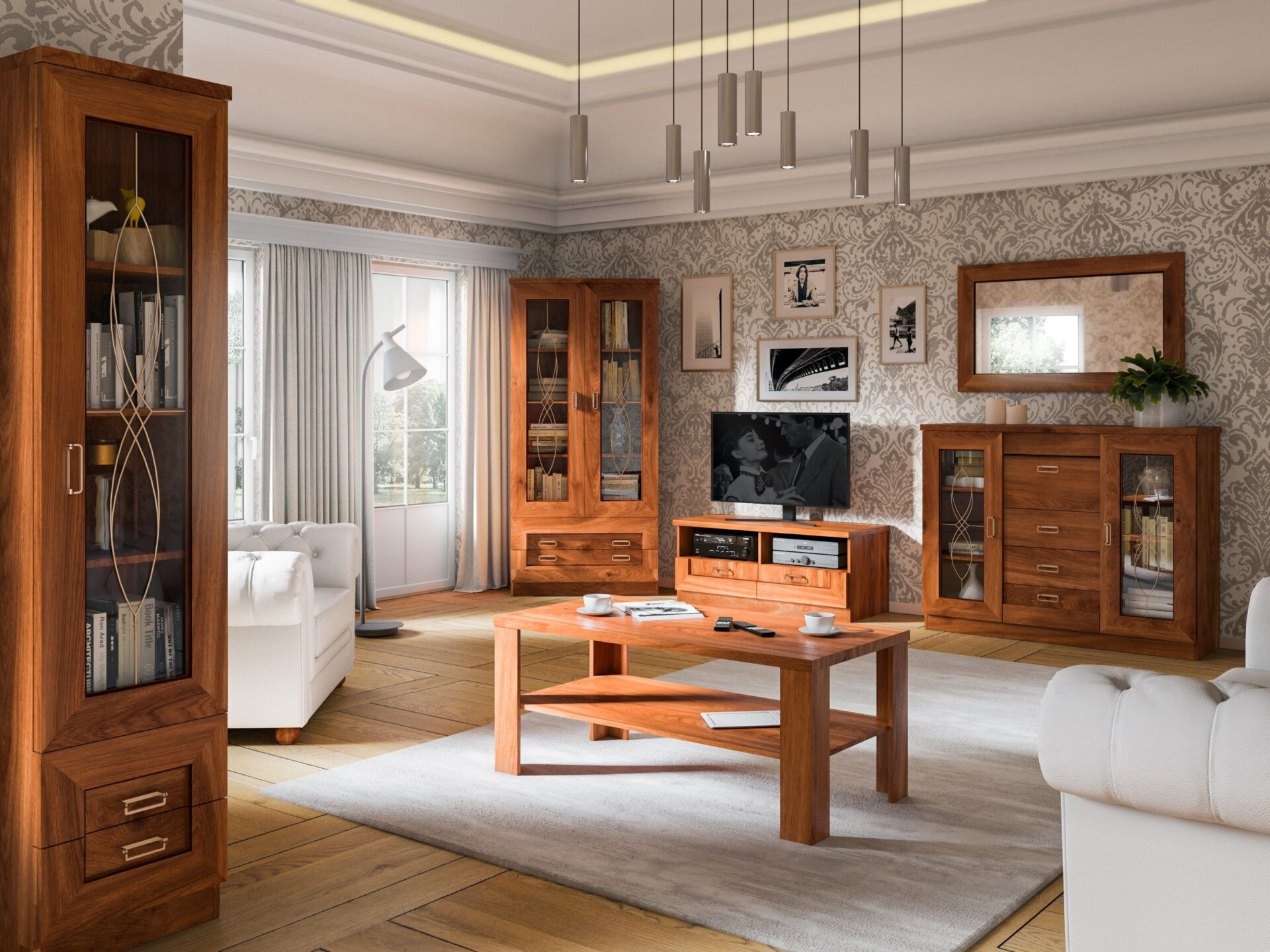 TADEUSZ-21 - Lova 90x200 cm, šimtametis ąžuolas - Paveikslėlis 5