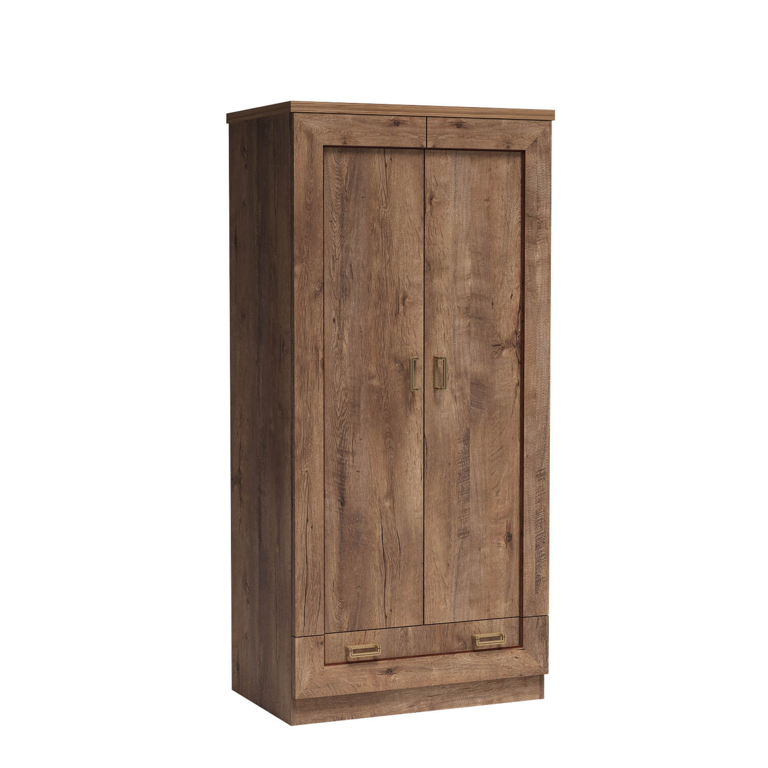 TADEUSZ-7 - 2 durų spinta Lefkas Ąžuolinė, su strypo pasirinkimu