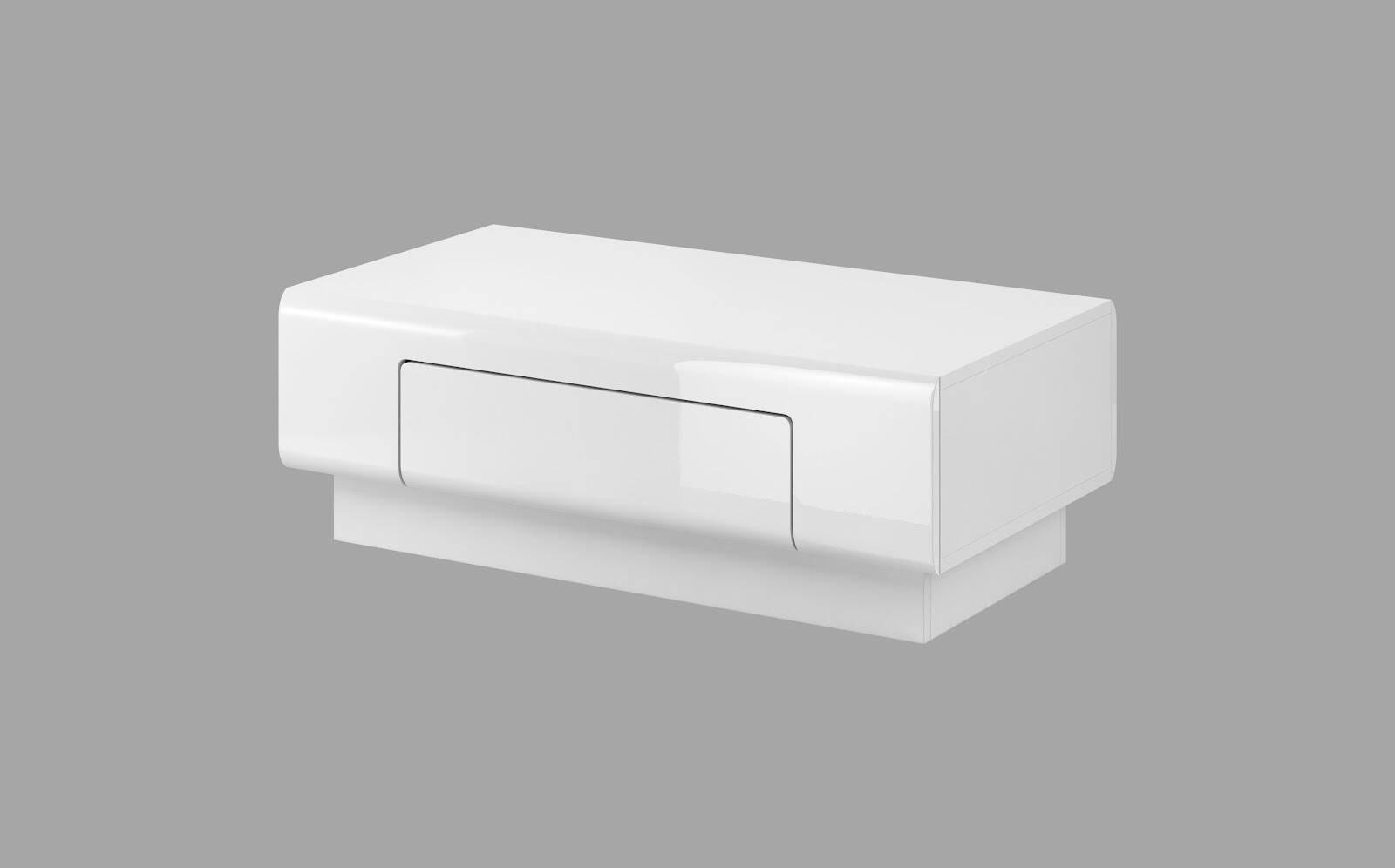 Toledo WM kavos staliukas, baltas / blizgus baltas