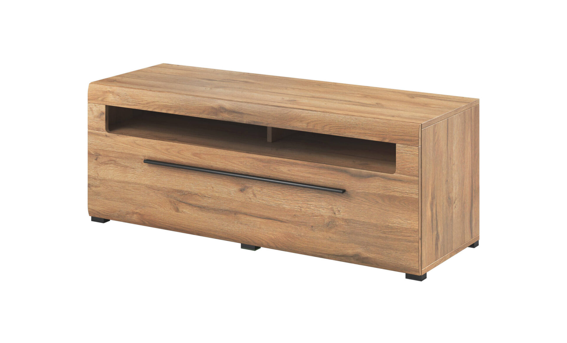 Tulsa WM TV spintelė, maža, ąžuolo spalvos, Grandson