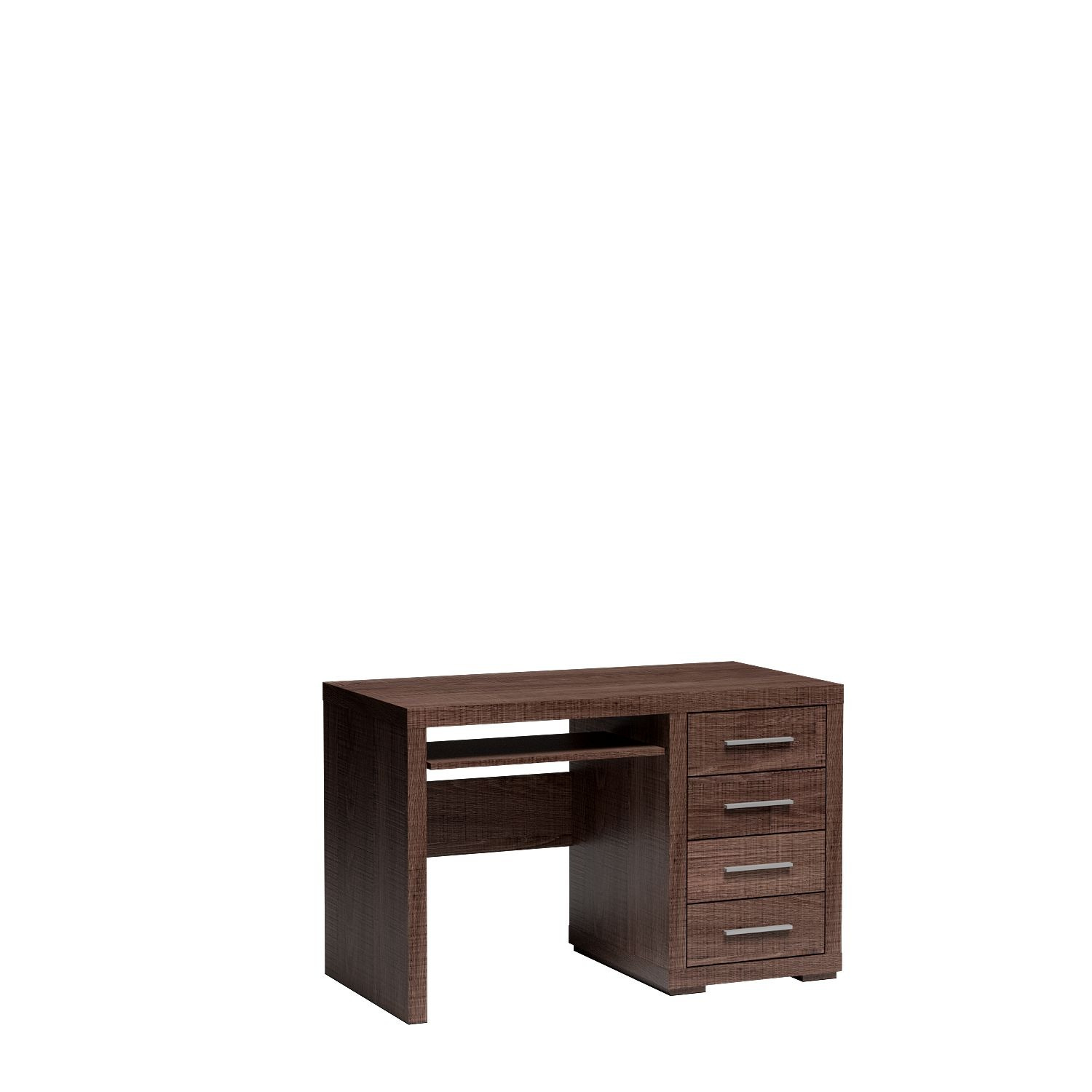 VEGAS-28 - Santana tamsus rašomasis stalas su 4 stalčiais