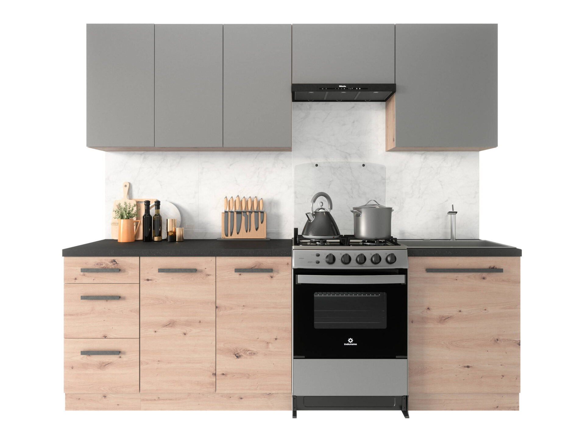 Langen Beige/Artisan virtuvės komplektas G40 G80 G60KN G60 D40S3 D80 D60Z