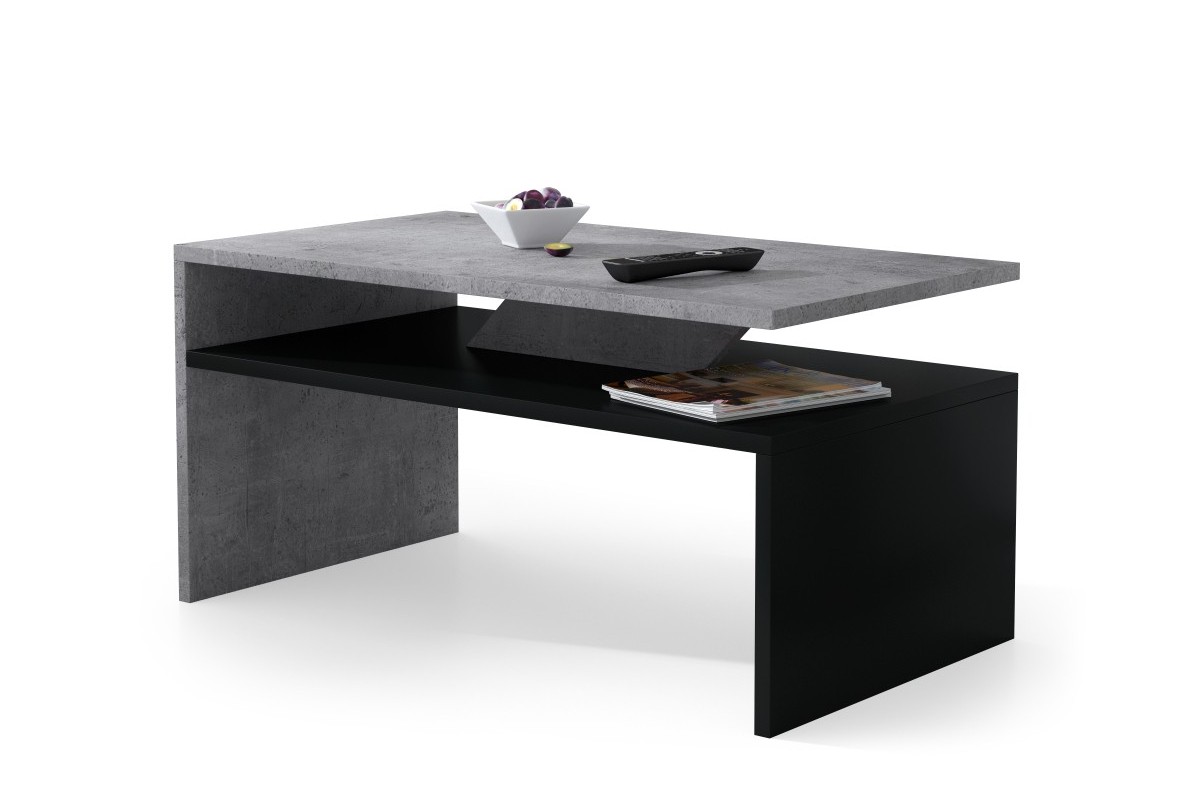 PRIMA Millennium betono/juodo stiliaus - MODERNUS KAVOS STALIUKAS