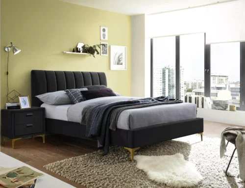 Mirage aksominė lova MIRAGEV160C