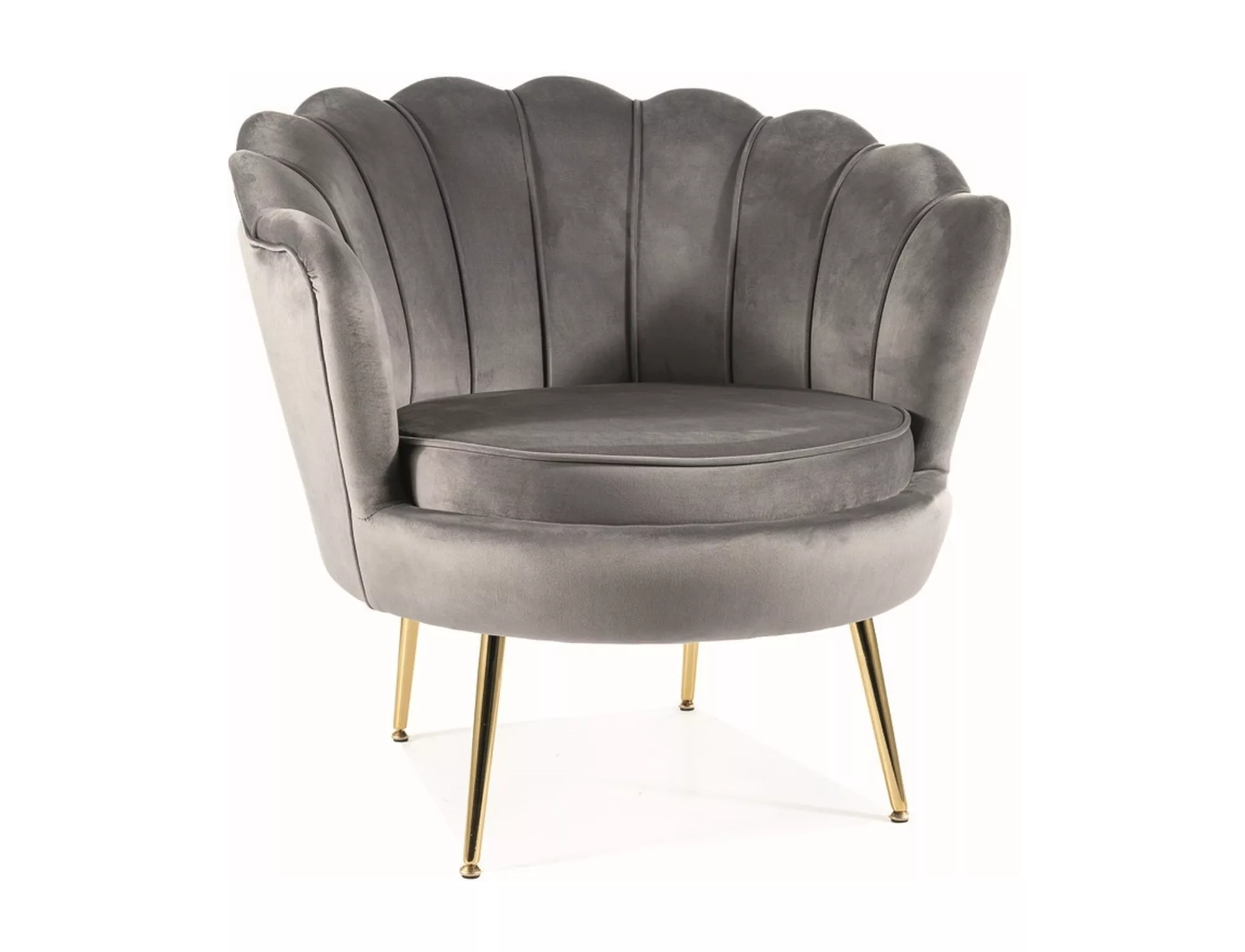 Camellia 1 aksominis fotelis CAMELLIAV1SZZL