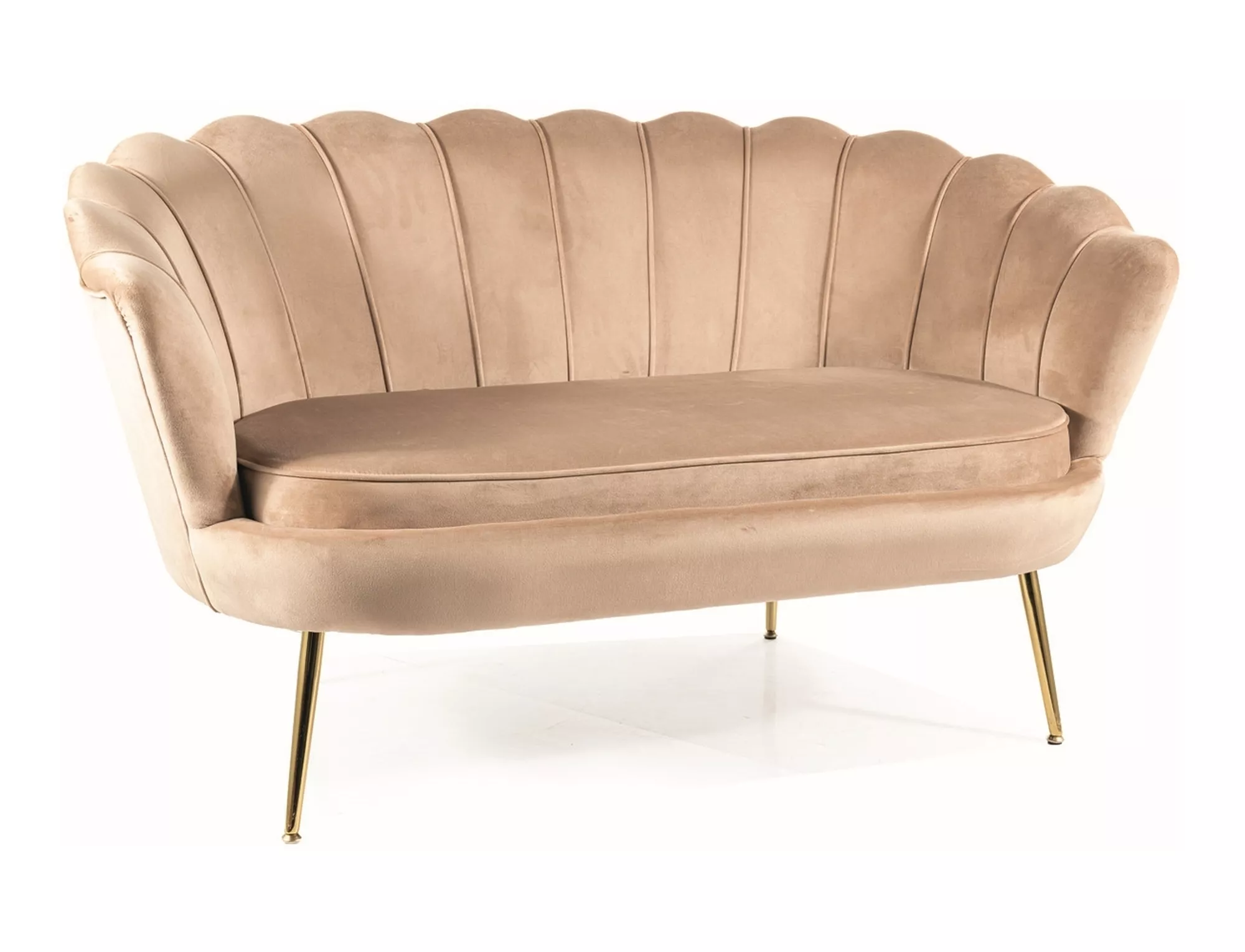 „Camellia 2“ aksominė sofa CAMELLIAV2BEZL