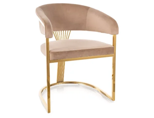 „Crown“ aksominė kėdė CROWNVZLBE