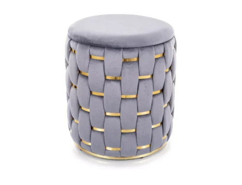 Tiara Velvet Pouf TIARAVSZ