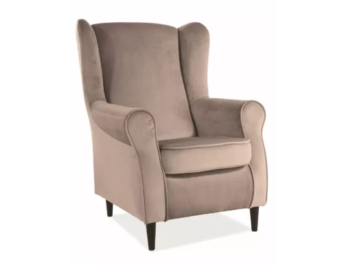 Barono aksominis fotelis BARONV28