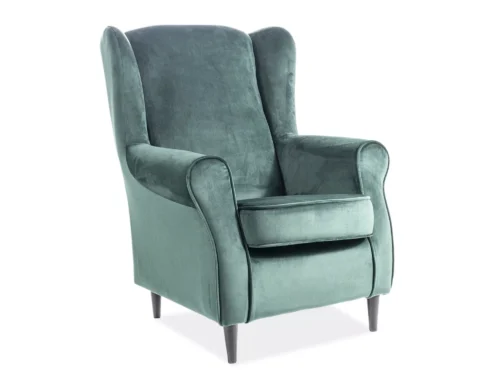 Barono aksominis fotelis BARONV78