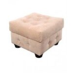 ČESTERFIELDO audinio pufas