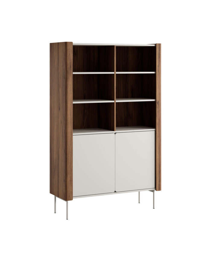 „Wrap R105“ lentyna, durelės, lentynų nišos, riešutmedis/kašmyras