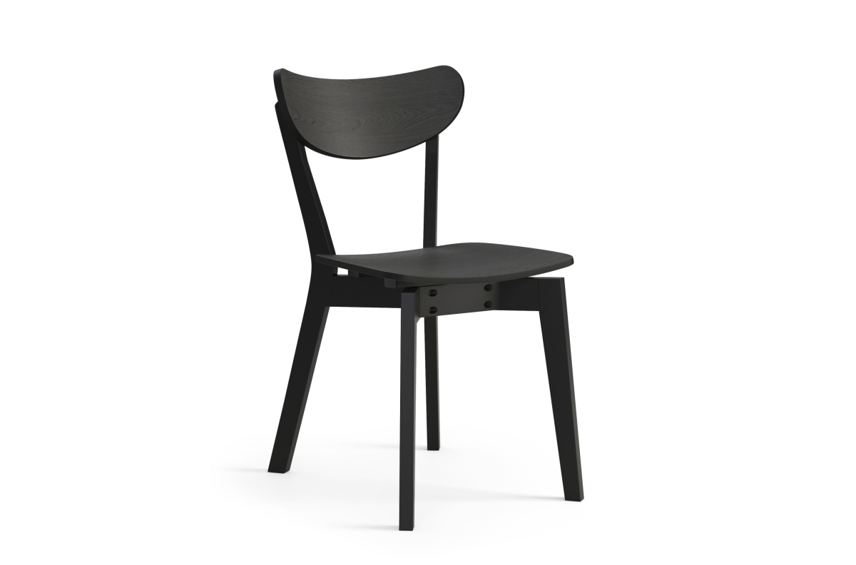 ROXY Black - MEDINĖ KĖDĖ SVETAINEI, VALGOMAJAM, RETRO VIRTUVEI