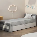 ZOE lova su daiktadėže ir minkštu čiužiniu 90x200 cm