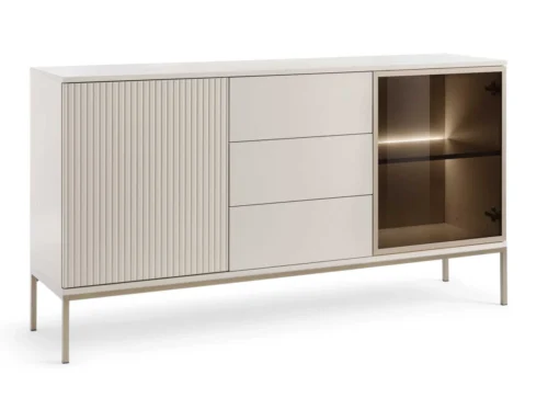 Žavinga komoda su apšvietimu Sento KSZ154 kašmyro spalvos