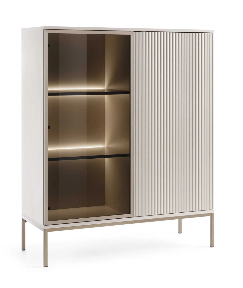 Žema vitrina su apšvietimu Sento WT104 kašmyro spalvos