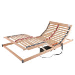 Stelaż do łóżka, elektrycznie regulowany, 80x200 cm, listwy sprężynujące, regulacja twardości oraz wysokości Gr1