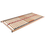 Tiesus lovos rėmas, 120x200 cm, spyruoklinės grotelės, reguliuojamas kietumas