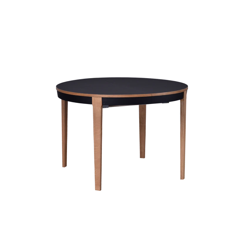 Negro išskleidžiamas apvalus stalas 110