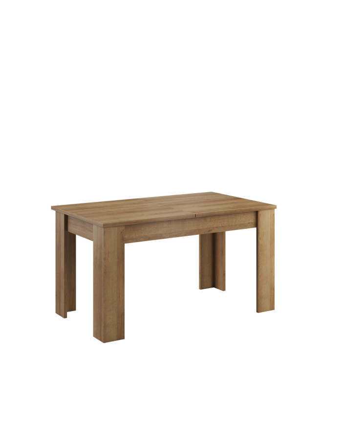 Sky L140 stačiakampis stalas, ištraukiamas, 140-180/75/80 cm, Riviera Oak